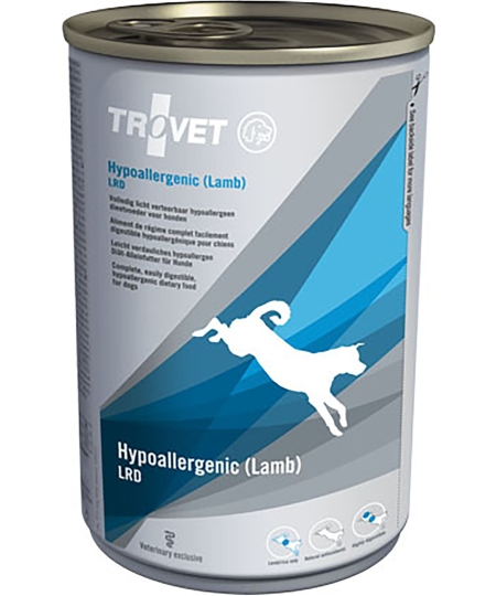 TROVET DOG HYPOALLERGENIC LAMB CANS