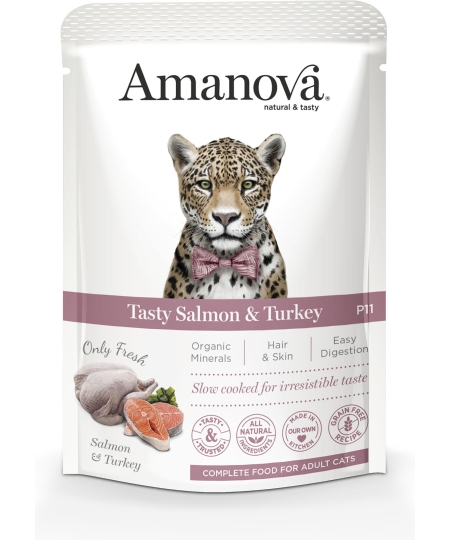 AMANOVA ADULT CAT SALMON & TURKEY