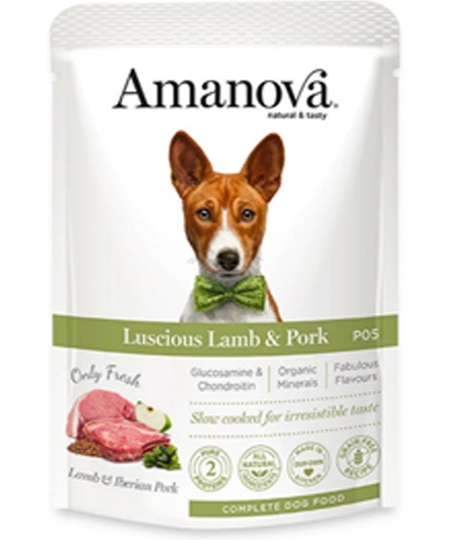 AMANOVA ADULT LUSCIUS LAMB & PORK POUCH