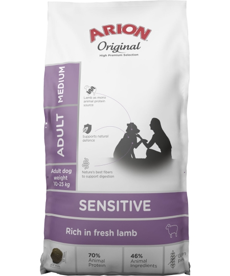 ARION ORIGINAL SENSITIVE LAMB MEDIUM BREED