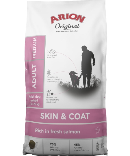 ARION ORIGINAL SKIN & COAT SALMON MEDIUM BREED