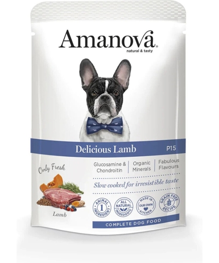 AMANOVA ADULT DELICIOUS LAMB POUCH