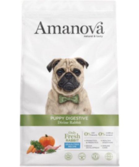 AMANOVA PUPPY DIGESTIVE DIVINE RABBIT  GRAIN FREE