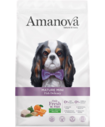AMANOVA ADULT MINI MATURE FISH DELICACY