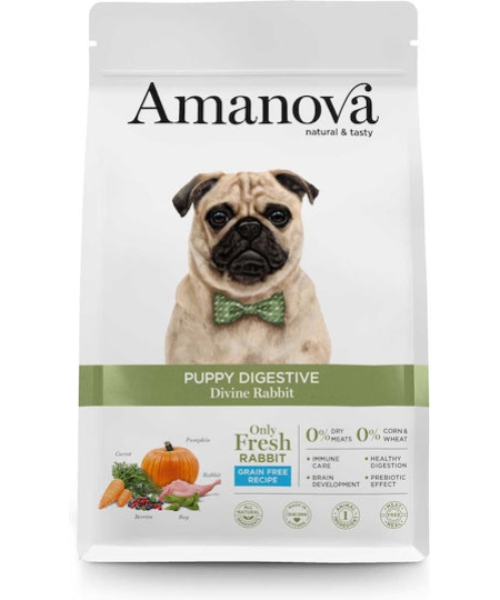 AMANOVA PUPPY DIGESTIVE DIVINE RABBIT  GRAIN FREE
