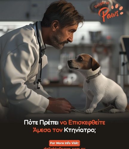 Κτηνίατρος εξετάζει σκύλο με στηθοσκόπιο.